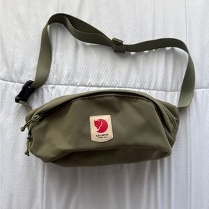Fjallraven Olive Green Crossbody Waist Bag